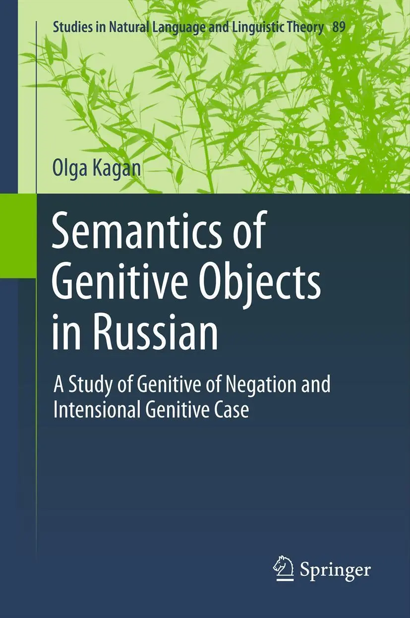 Cover: 9789400752245 | Semantics of Genitive Objects in Russian | Olga Kagan | Buch | xviii