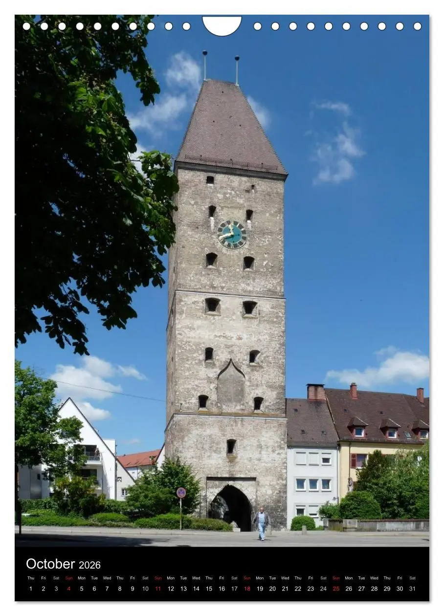 Bild: 9783516582345 | Ulm, City on the River Danube / UK-Version (Wall Calendar 2026 DIN...