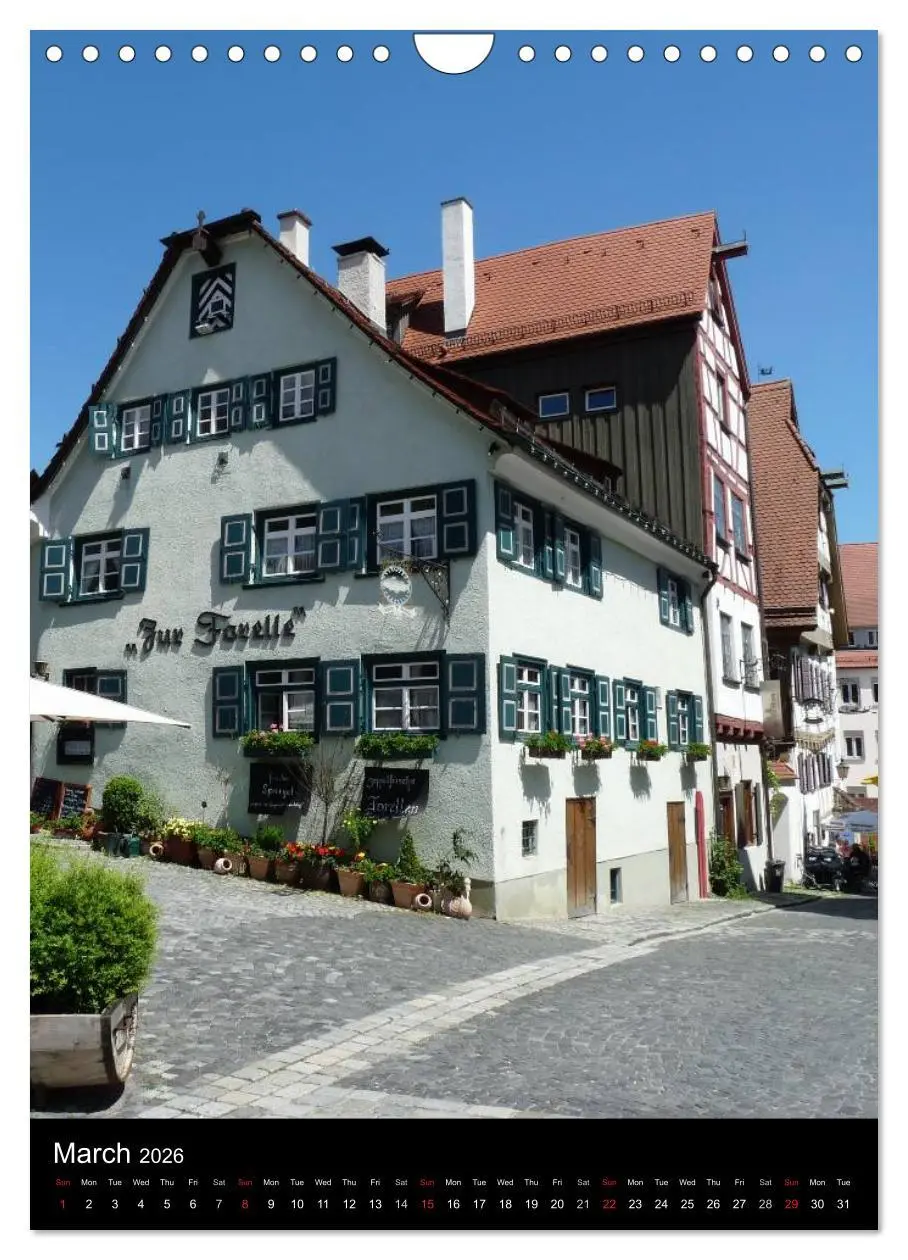 Bild: 9783516582345 | Ulm, City on the River Danube / UK-Version (Wall Calendar 2026 DIN...