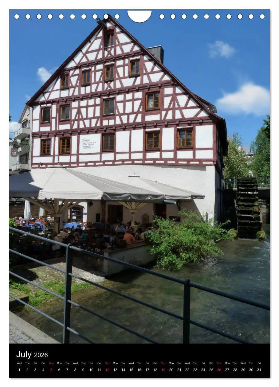 Bild: 9783516582345 | Ulm, City on the River Danube / UK-Version (Wall Calendar 2026 DIN...