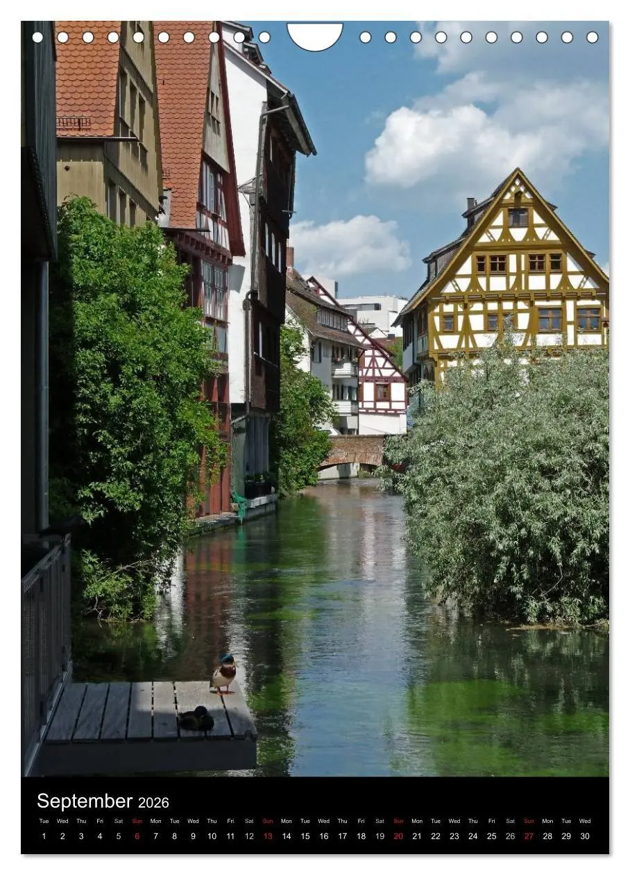 Bild: 9783516582345 | Ulm, City on the River Danube / UK-Version (Wall Calendar 2026 DIN...