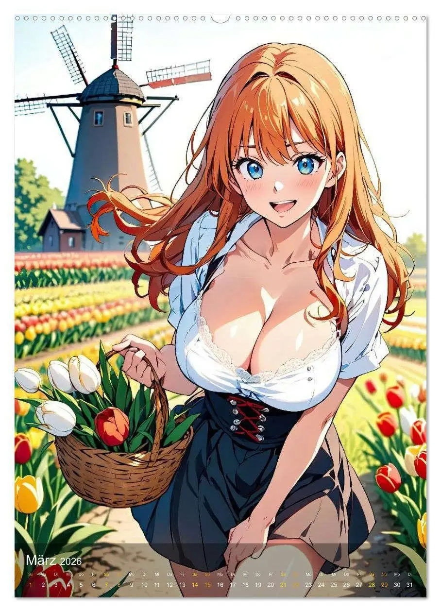 Bild: 9783516652345 | Manga Charme (Wandkalender 2026 DIN A2 hoch), CALVENDO Monatskalender