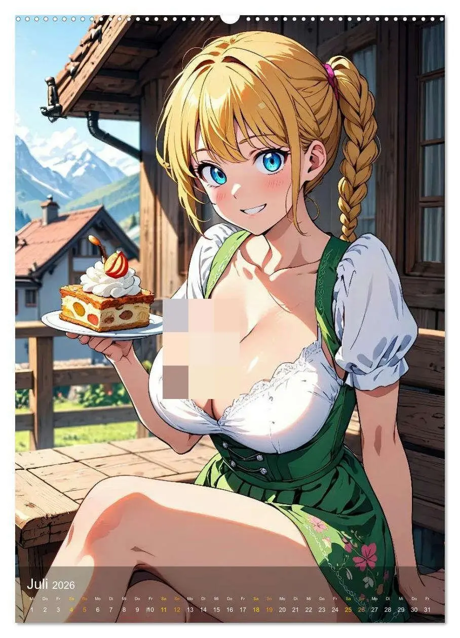 Bild: 9783516652345 | Manga Charme (Wandkalender 2026 DIN A2 hoch), CALVENDO Monatskalender
