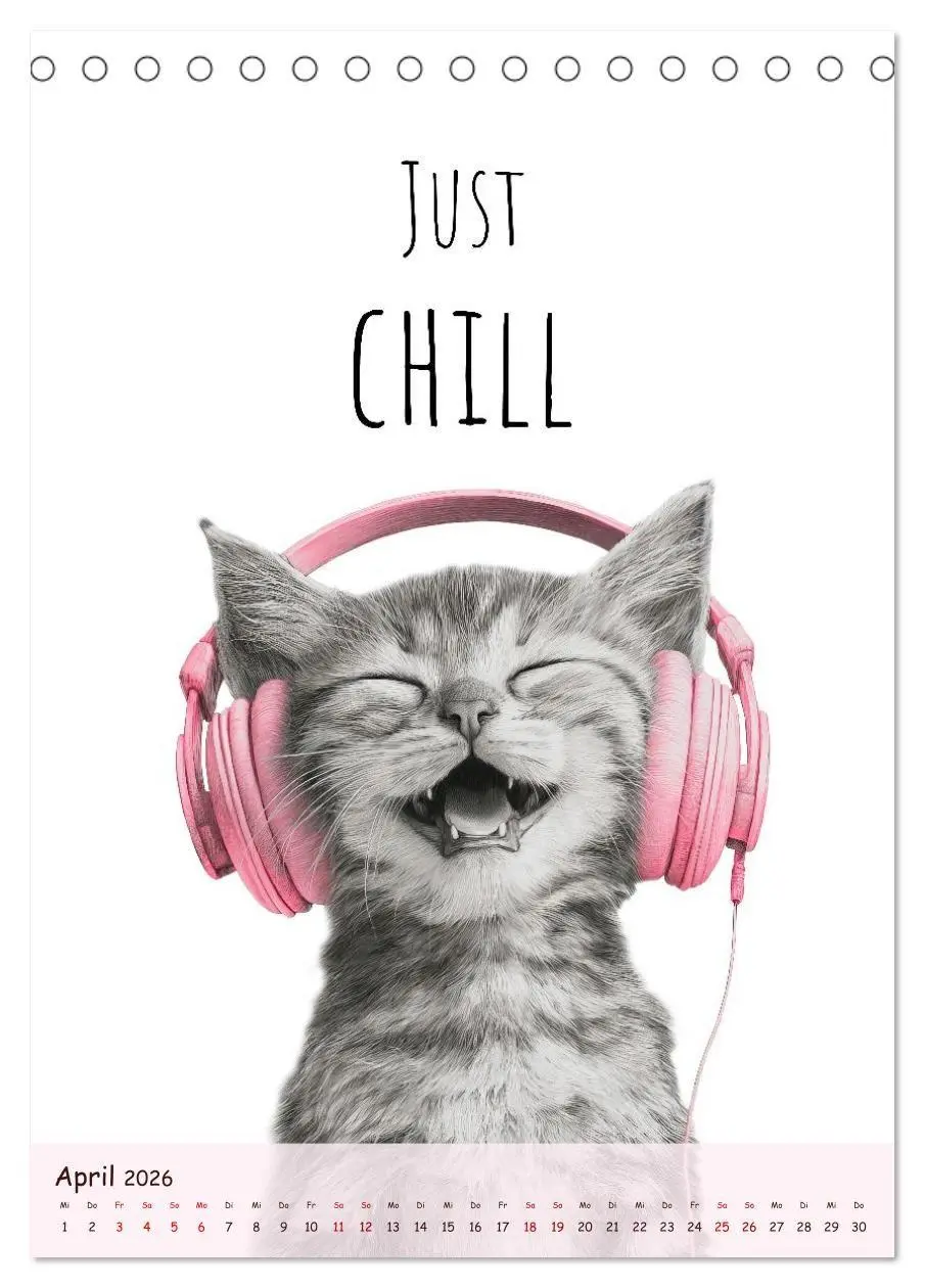 Bild: 9783516722345 | Katzenkult - Coolness auf vier Pfoten (Tischkalender 2026 DIN A5...