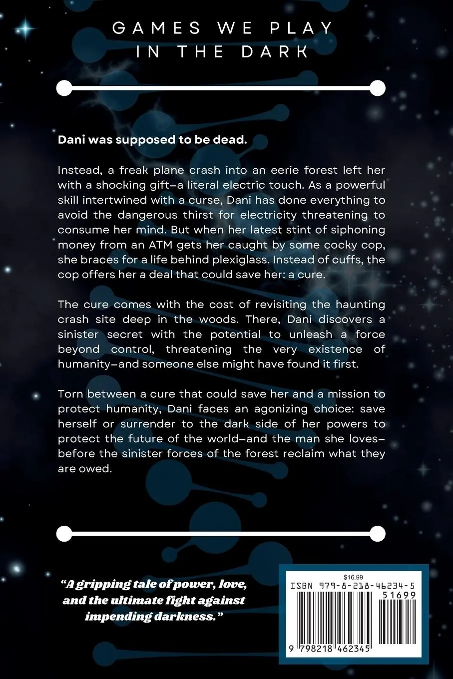 Rückseite: 9798218462345 | Games We Play in the Dark | Nicole Johnson | Taschenbuch | Englisch