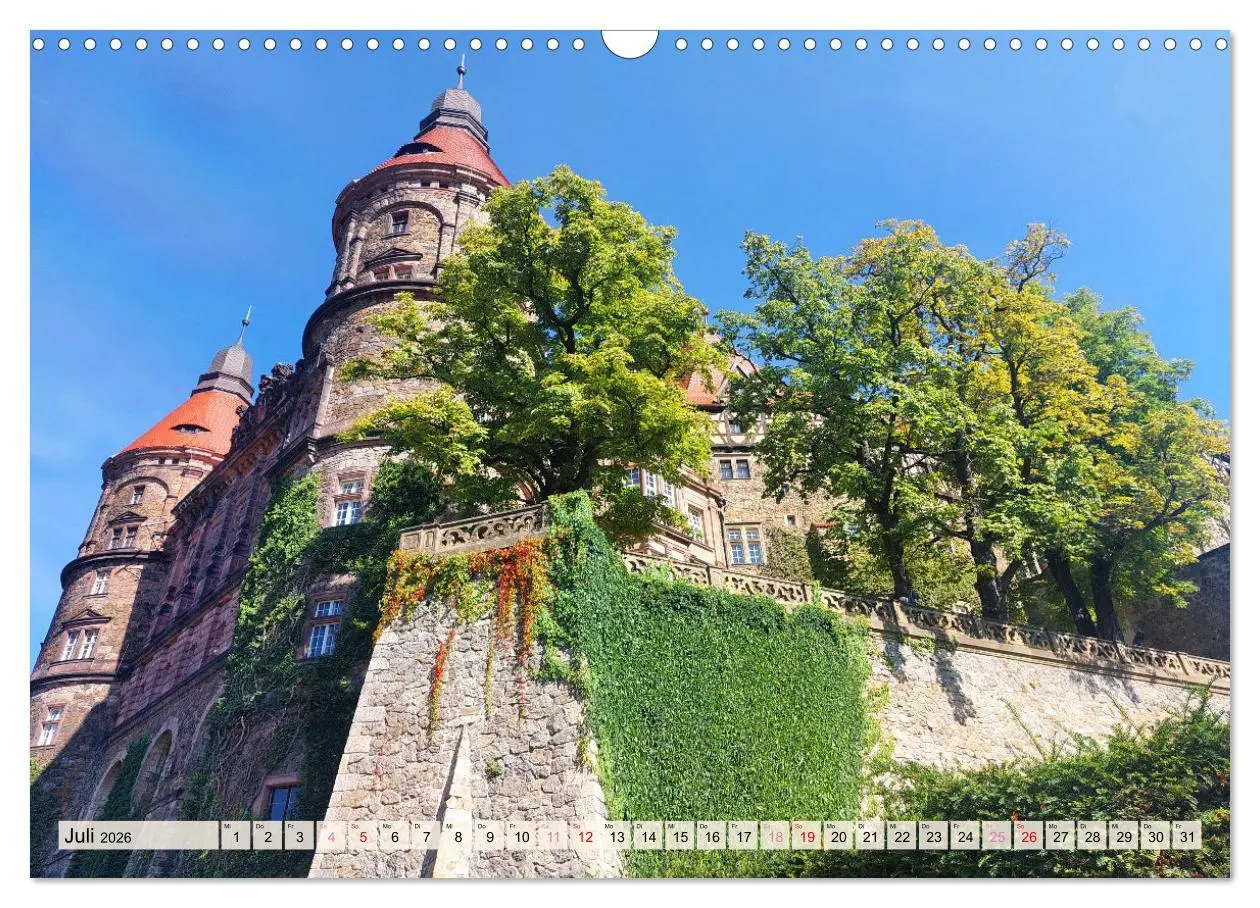 Bild: 9783457482445 | Schloss Fürstenstein in Polen (Wandkalender 2026 DIN A3 quer),...