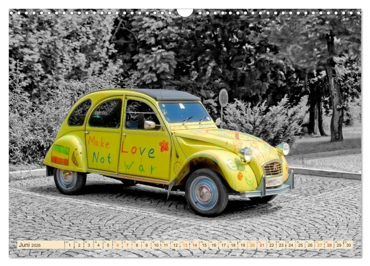 Bild: 9783457552445 | Citroën 2CV - Entenparade (Wandkalender 2026 DIN A3 quer), CALVENDO...