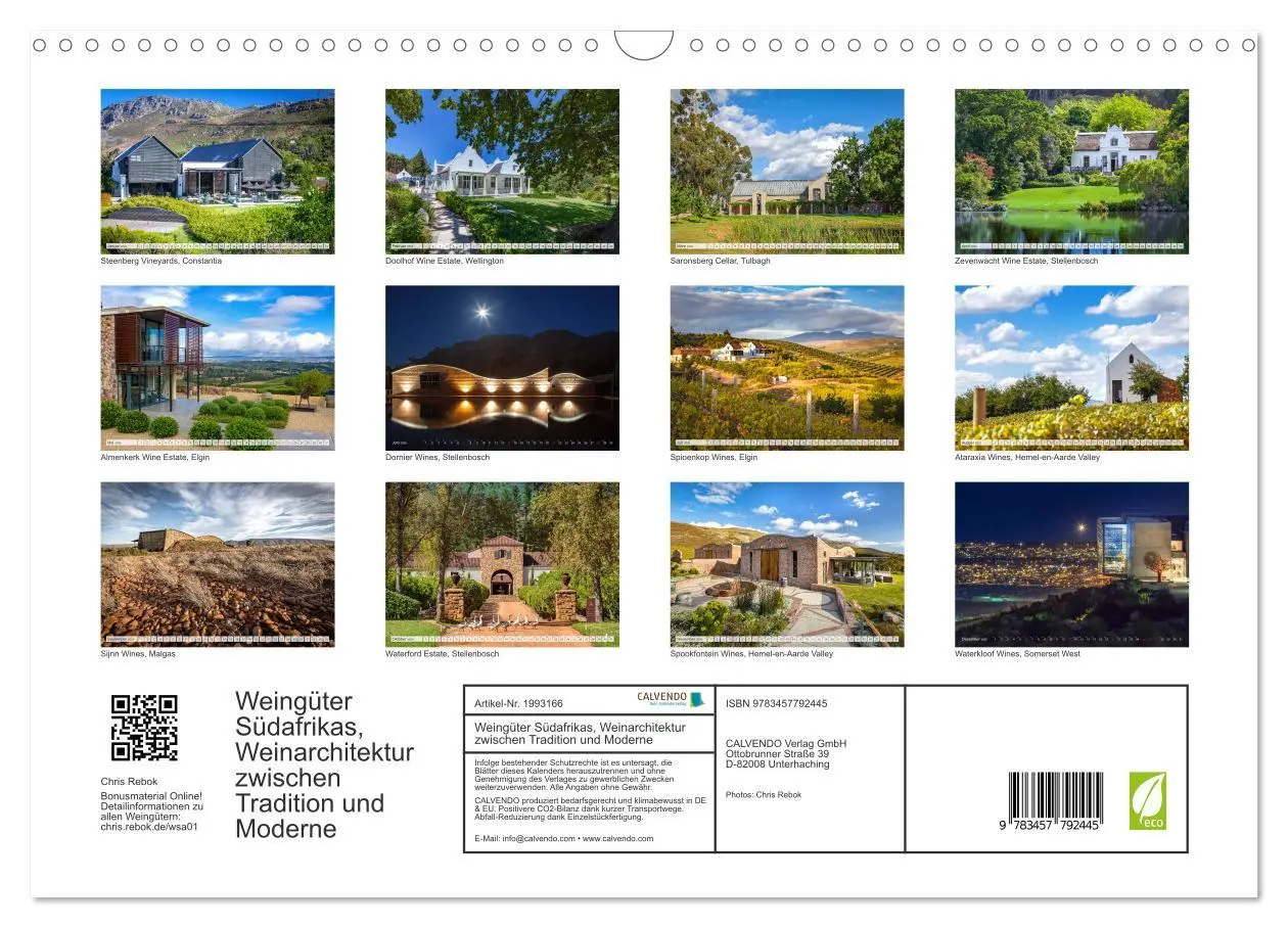 Bild: 9783457792445 | Weingüter Südafrikas, Weinarchitektur zwischen Tradition und...