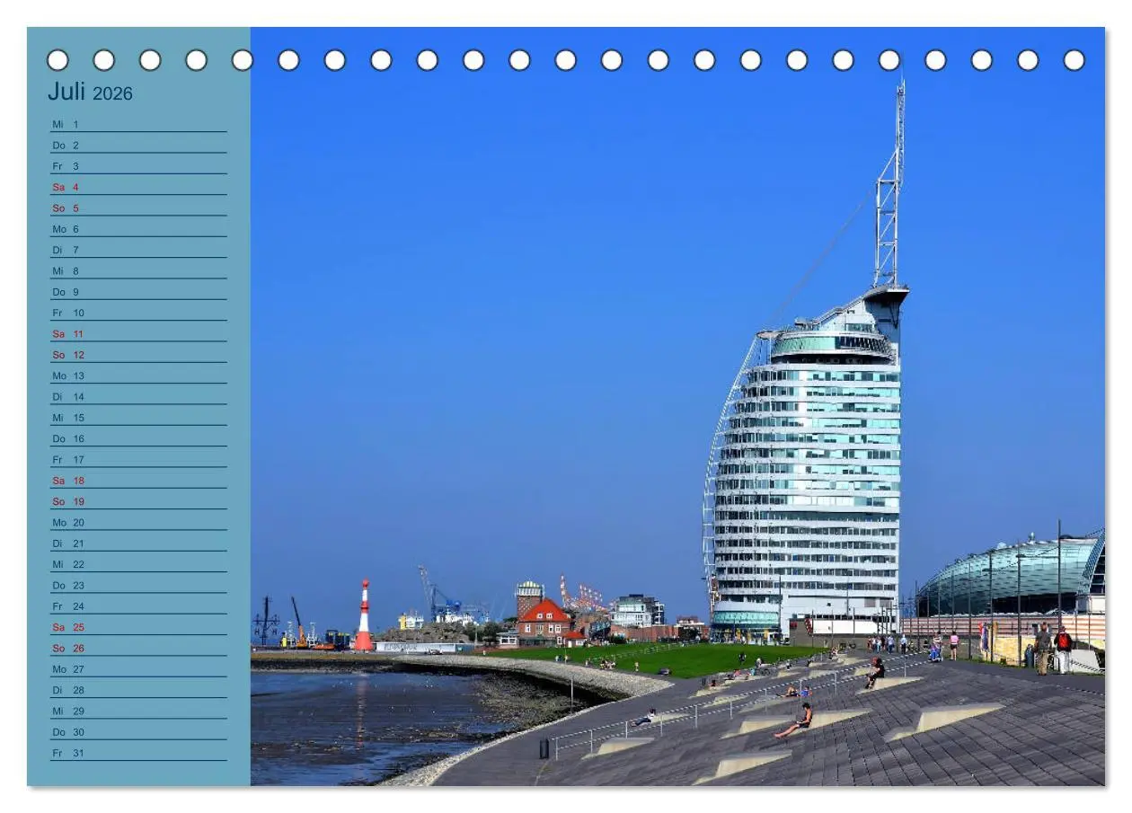 Bild: 9783457862445 | BREMERHAVEN - 2026 (Tischkalender 2026 DIN A5 quer), CALVENDO...