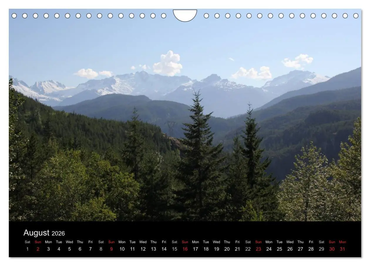 Bild: 9783516572445 | From Pacific to the Mountains 2026 (Wall Calendar 2026 DIN A4...