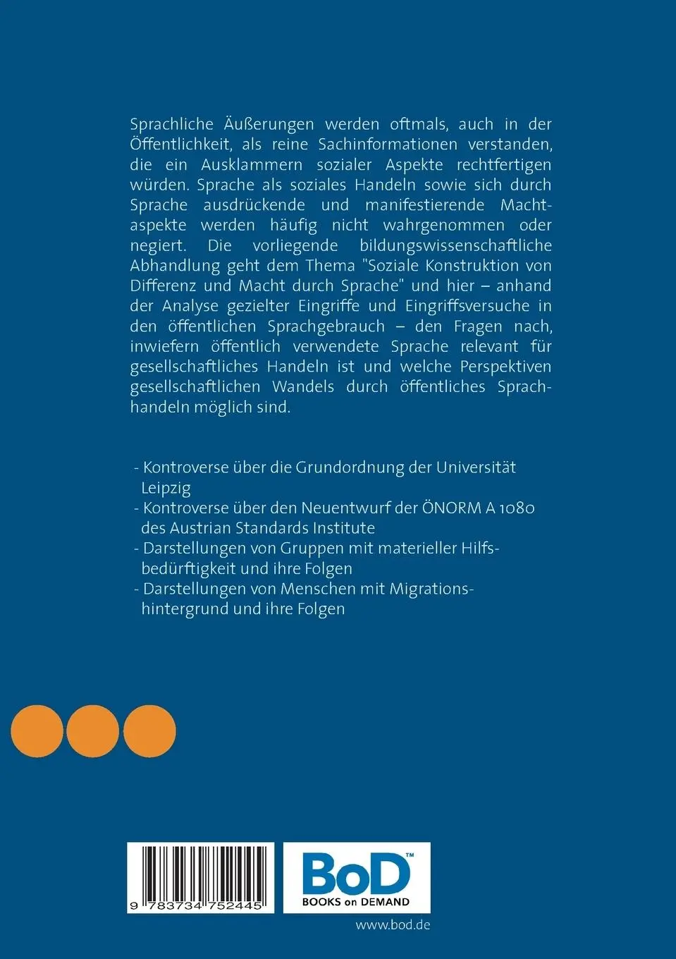 Rückseite: 9783734752445 | Ausgrenzung ausdrücklich erwünscht! | M. D. Schuster | Taschenbuch