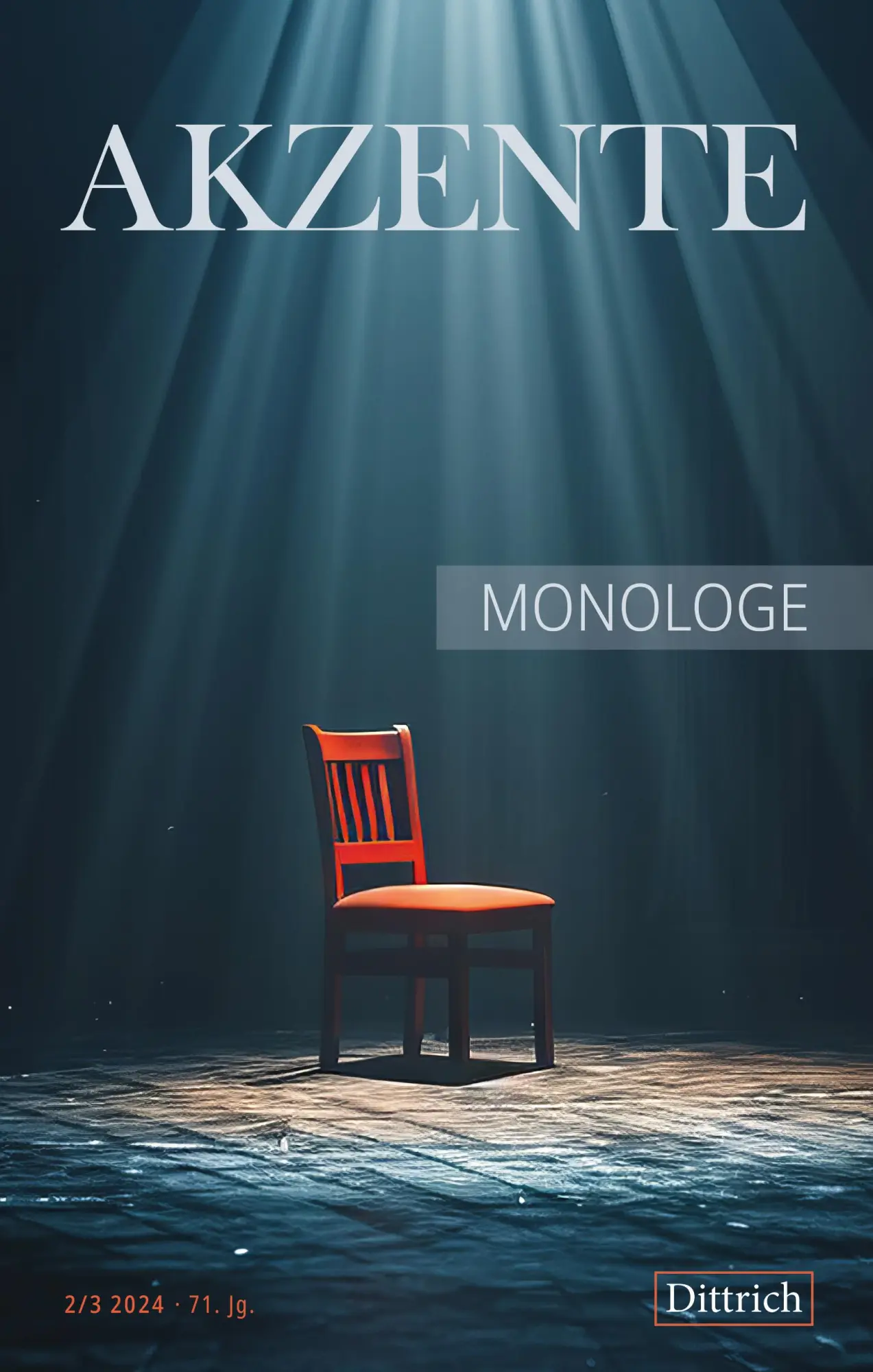Cover: 9783910732445 | Akzente 2 / 3 / 2024: Monologe | Monika Buschey | Taschenbuch | 2025