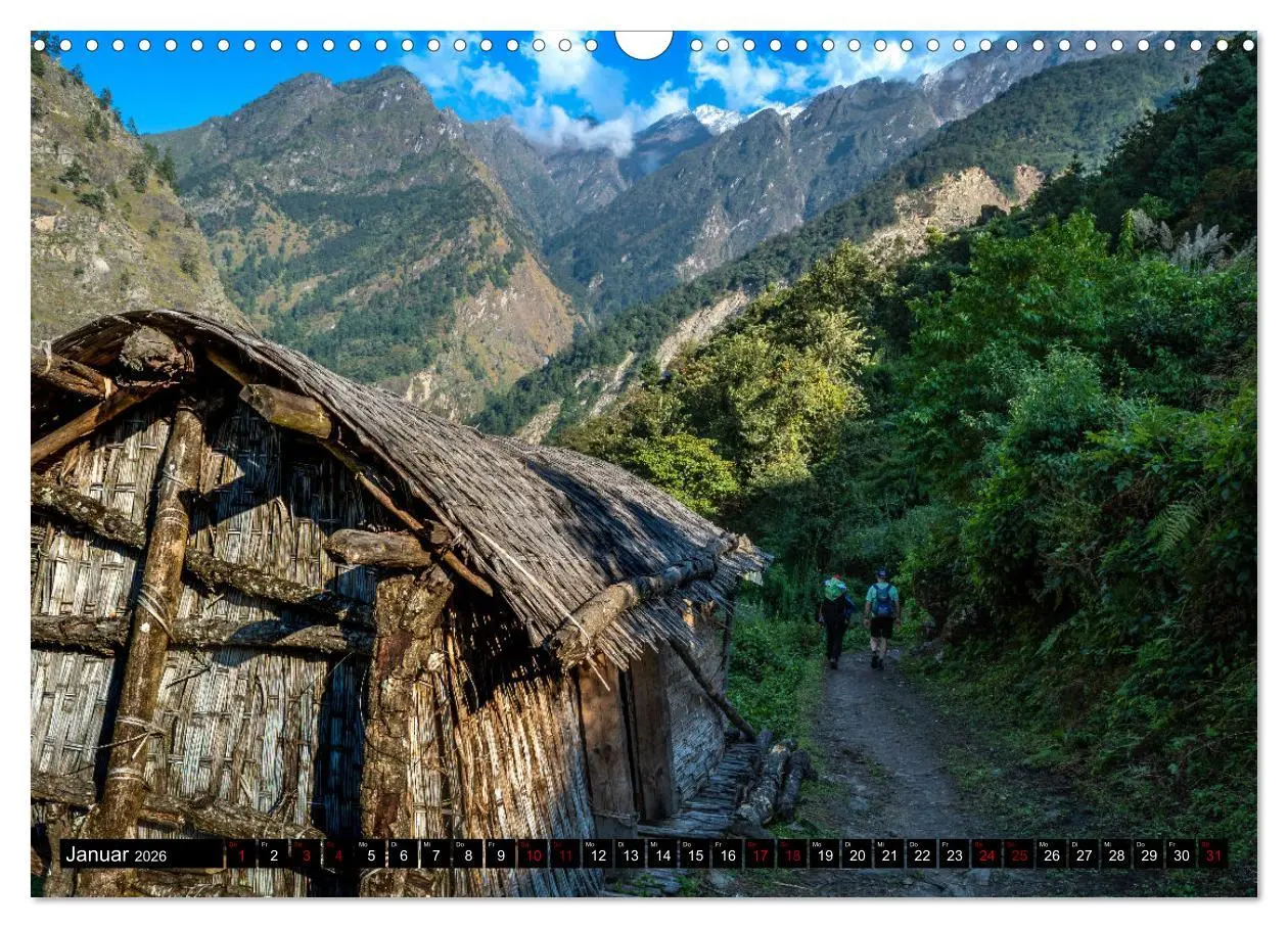 Bild: 9783457472545 | Nepal Tsum Valley - Tal des Glücks (Wandkalender 2026 DIN A3 quer),...