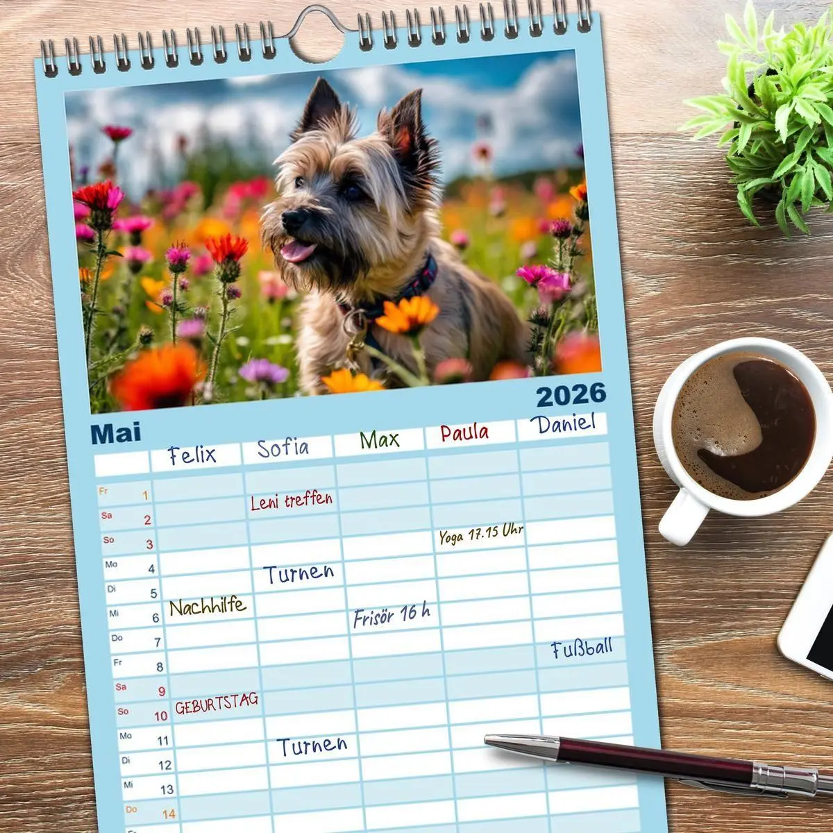 Bild: 9783516492545 | Familienplaner 2026 - Cairn Terrier - lustiges Raubein aus...