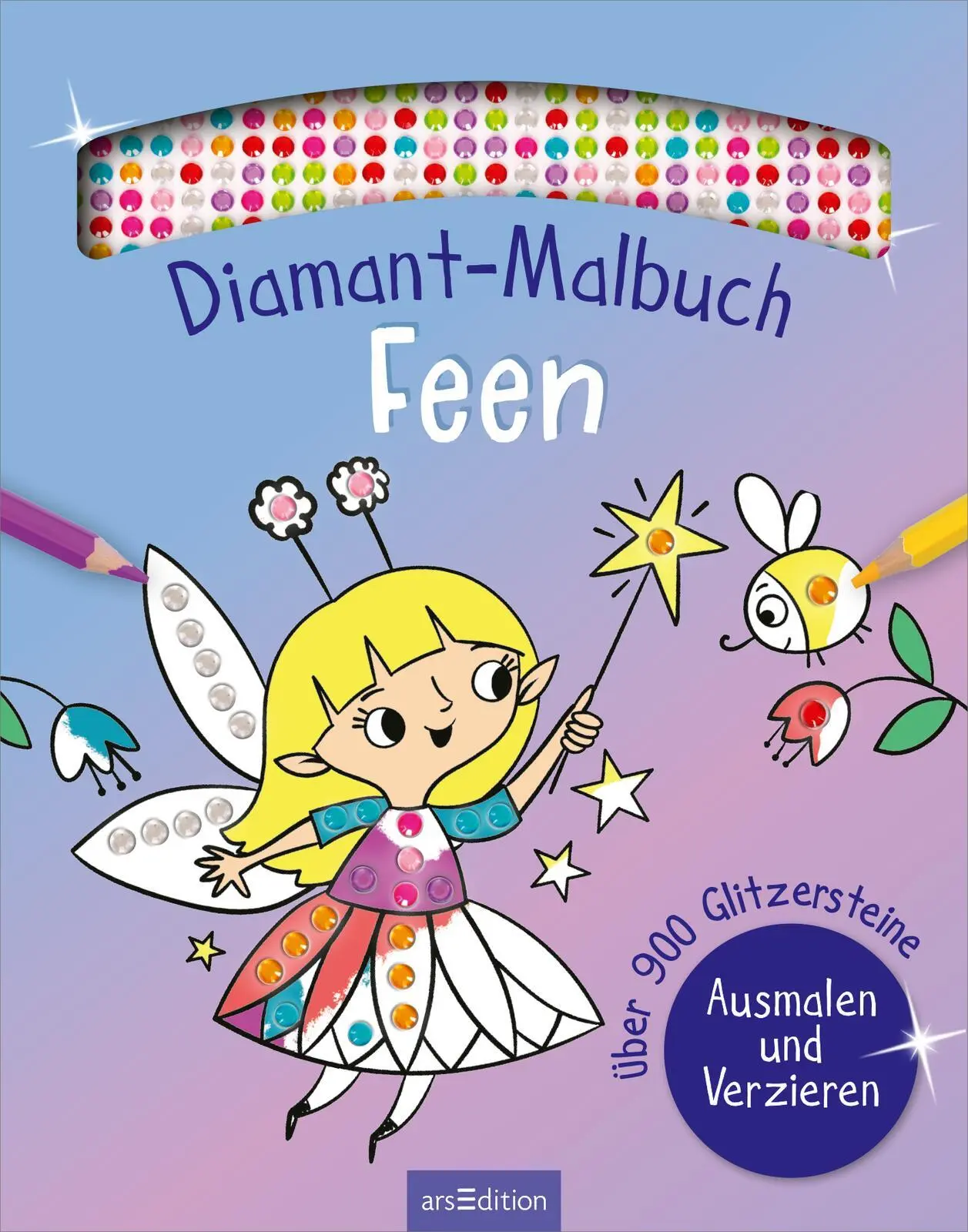 Bild: 9783845862545 | Diamant-Malbuch Feen | Über 900 Glitzersteine - Ausmalen und Verzieren
