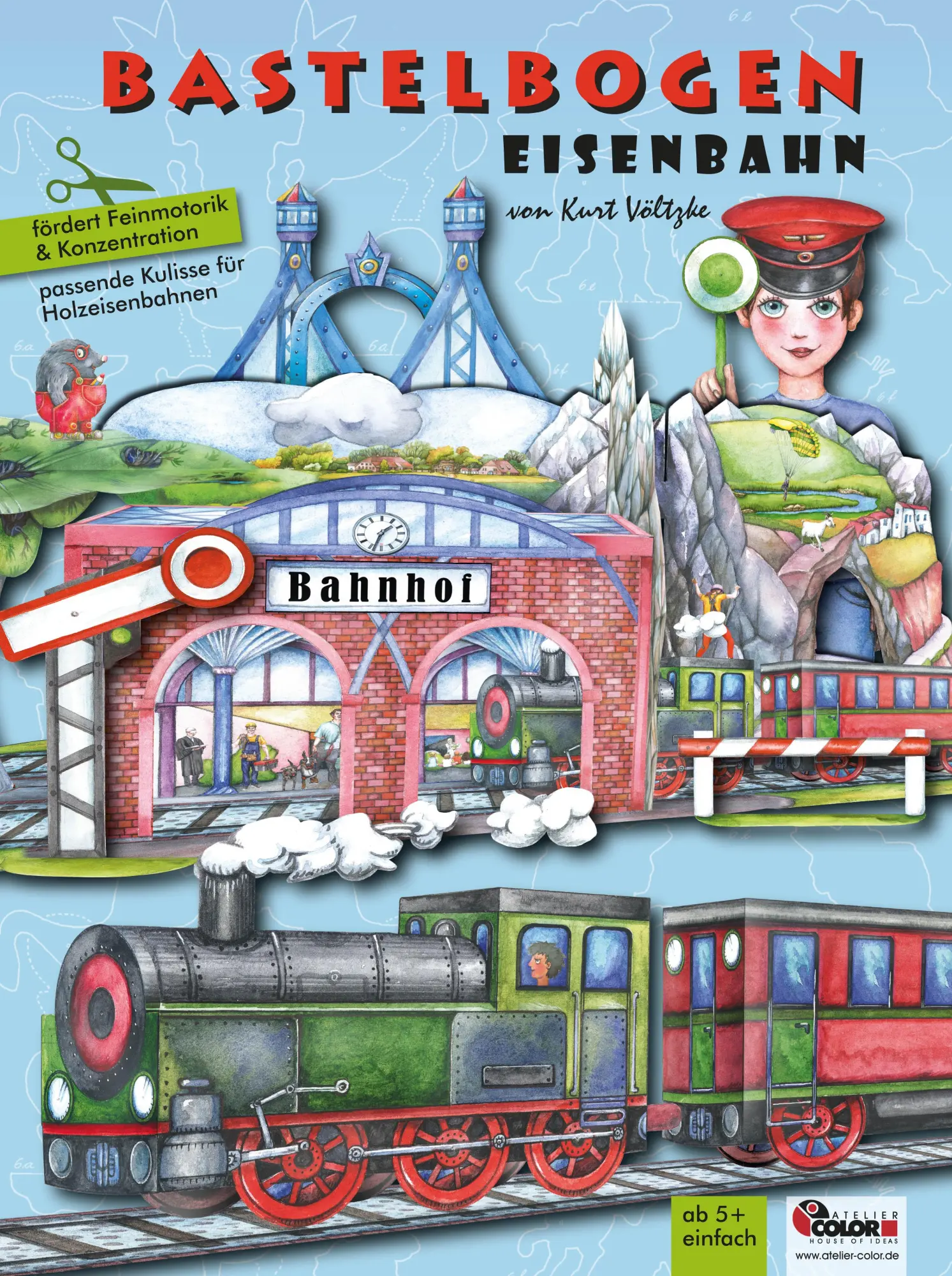 Cover: 4280000272645 | Eisenbahn Bastelbogen | ATELIER COLOR | Deutsch | 2019 | Atelier Color