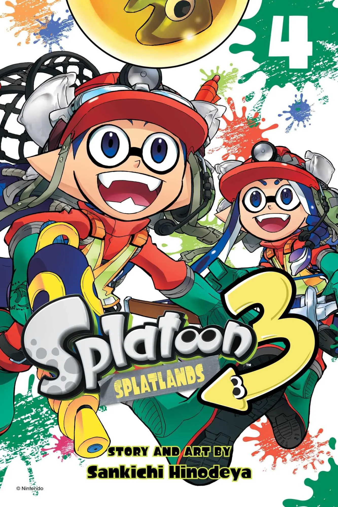 Cover: 9781974752645 | Splatoon 3: Splatlands, Vol. 4 | Sankichi Hinodeya | Taschenbuch