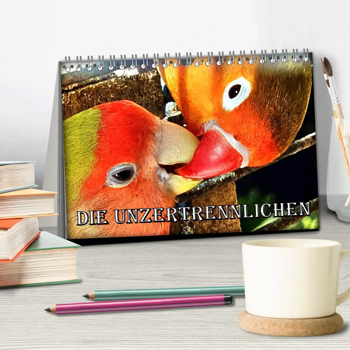 Bild: 9783457392645 | Die Unzertrennlichen (Tischkalender 2026 DIN A5 quer), CALVENDO...