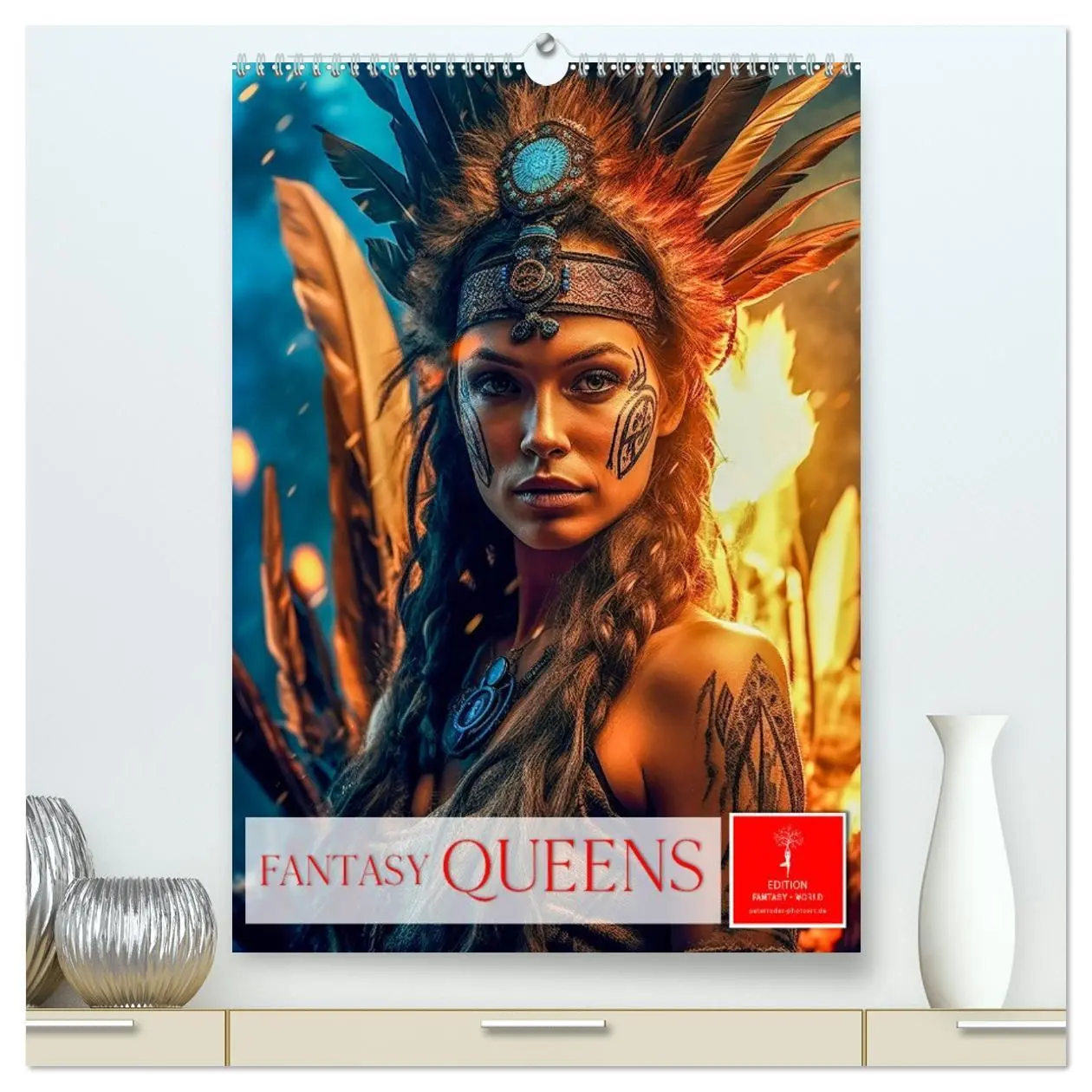 Cover: 9783516312645 | Fantasy Queens (hochwertiger Premium Wandkalender 2026 DIN A2...