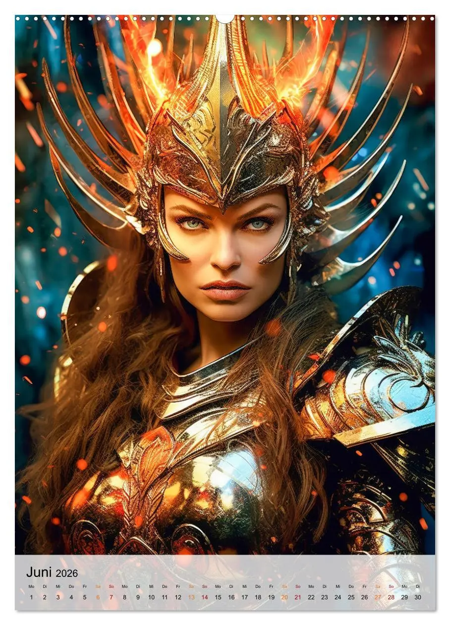 Bild: 9783516312645 | Fantasy Queens (hochwertiger Premium Wandkalender 2026 DIN A2...