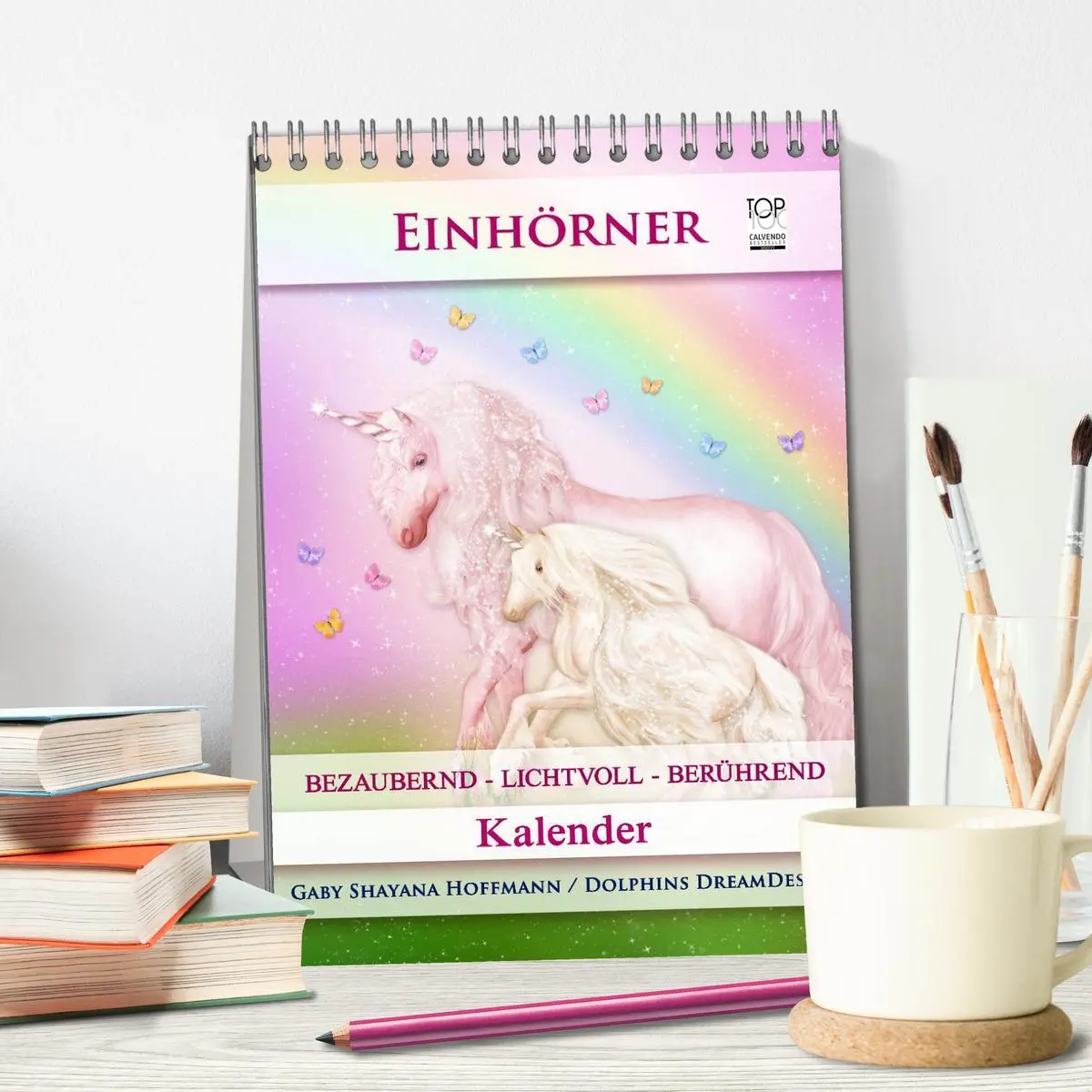 Bild: 9783516482645 | Einhörner - Kalender (Tischkalender 2026 DIN A5 hoch), CALVENDO...