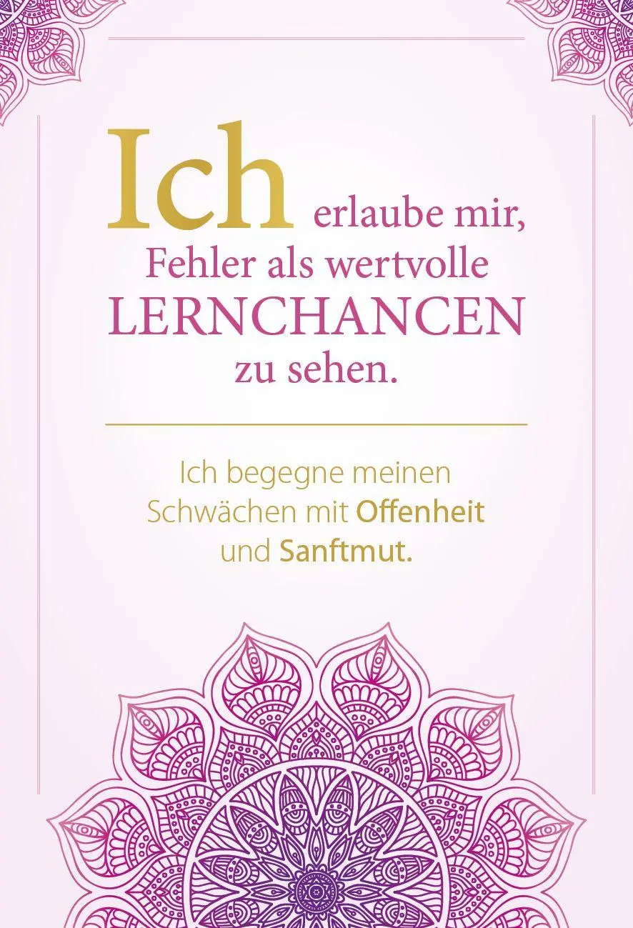 Bild: 9783843492645 | Sei du selbst, und lebe deine ganze Kraft - Meditationskarten für...