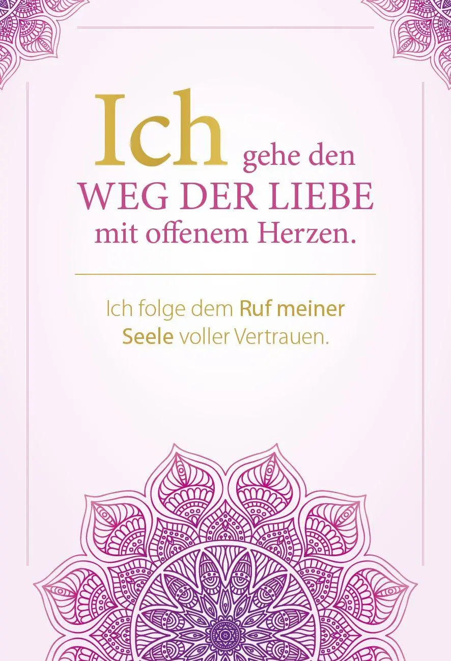 Bild: 9783843492645 | Sei du selbst, und lebe deine ganze Kraft - Meditationskarten für...