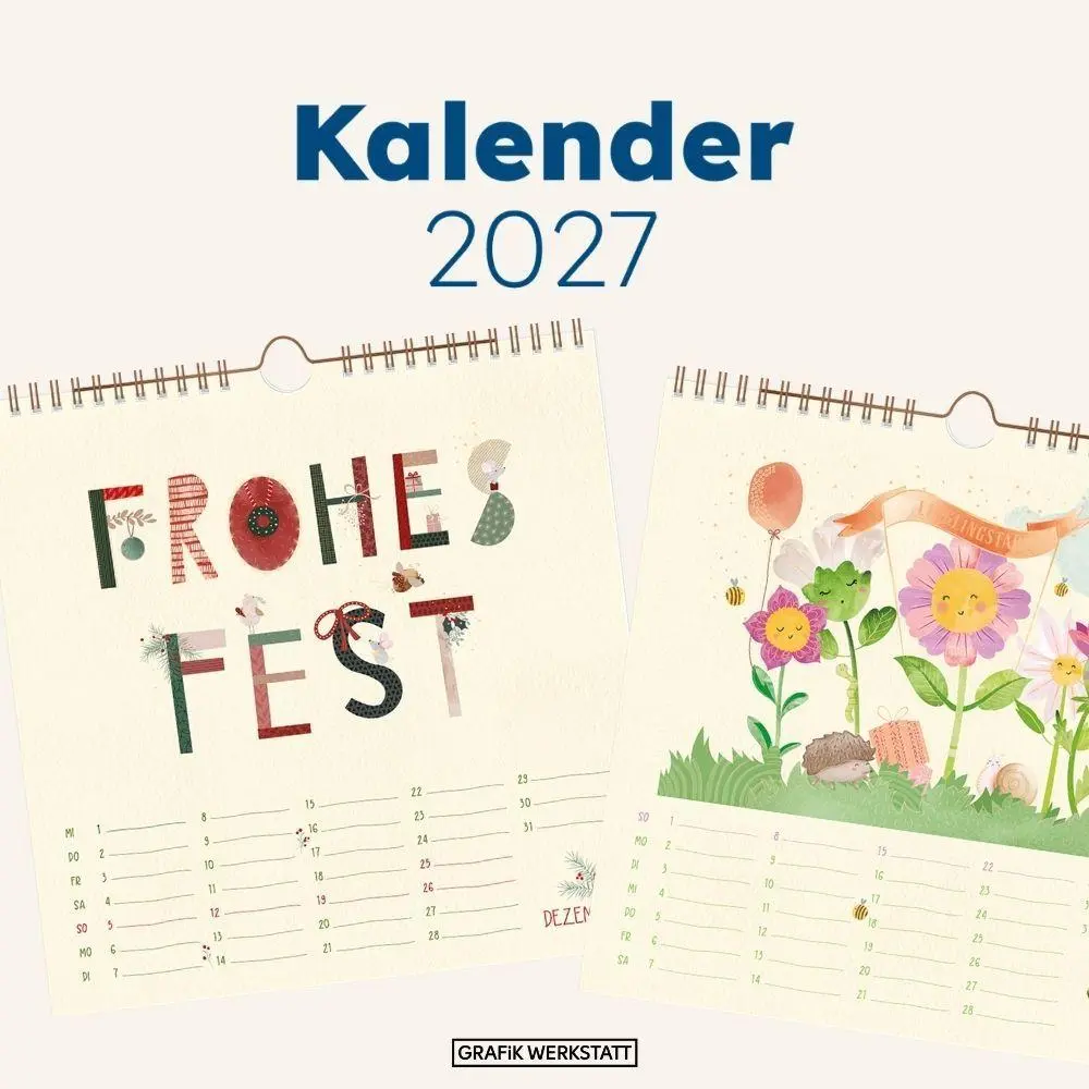 Bild: 9783986362645 | Wandkalender quadratisch 2027 Lieblingstage | Wandkalender | Original