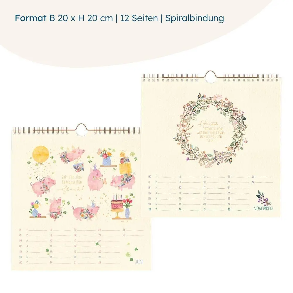 Bild: 9783986362645 | Wandkalender quadratisch 2027 Lieblingstage | Wandkalender | Original