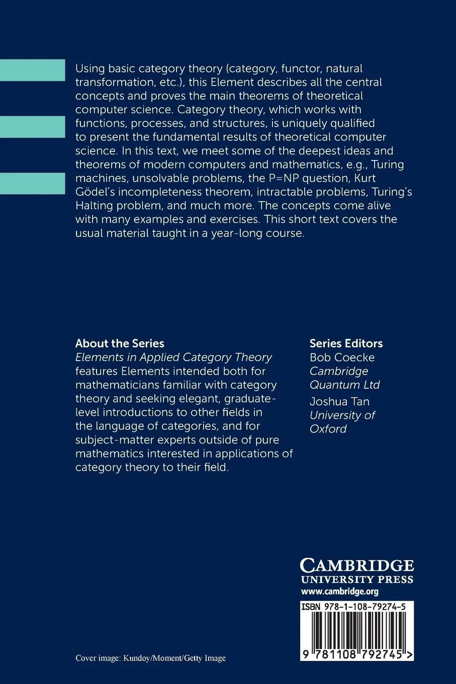 Rückseite: 9781108792745 | Theoretical Computer Science for the Working Category Theorist | Buch