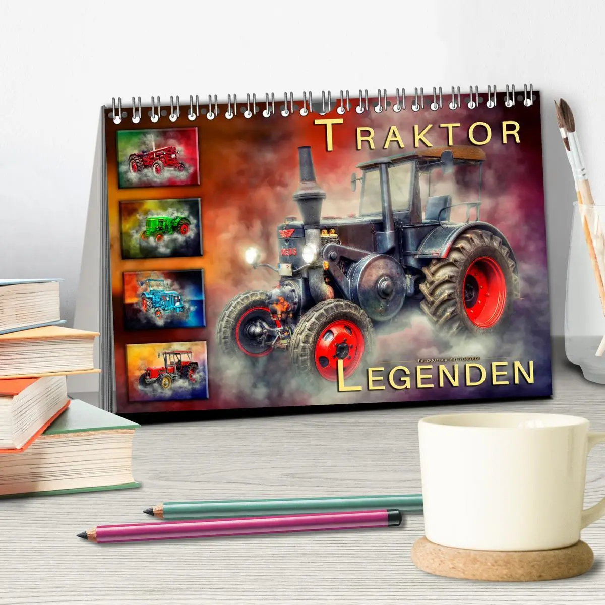 Bild: 9783457832745 | Traktor Legenden (Tischkalender 2026 DIN A5 quer), CALVENDO...