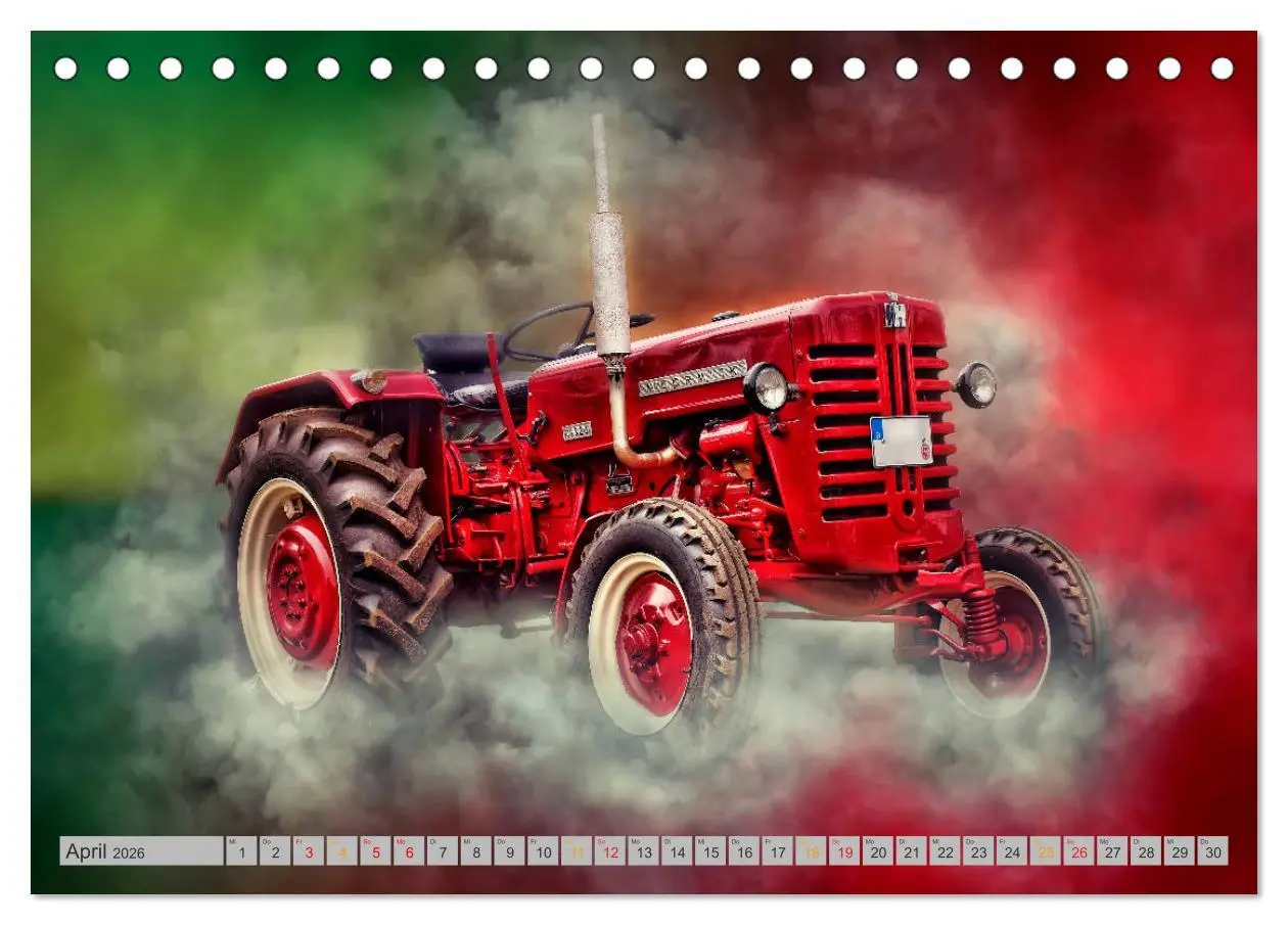 Bild: 9783457832745 | Traktor Legenden (Tischkalender 2026 DIN A5 quer), CALVENDO...