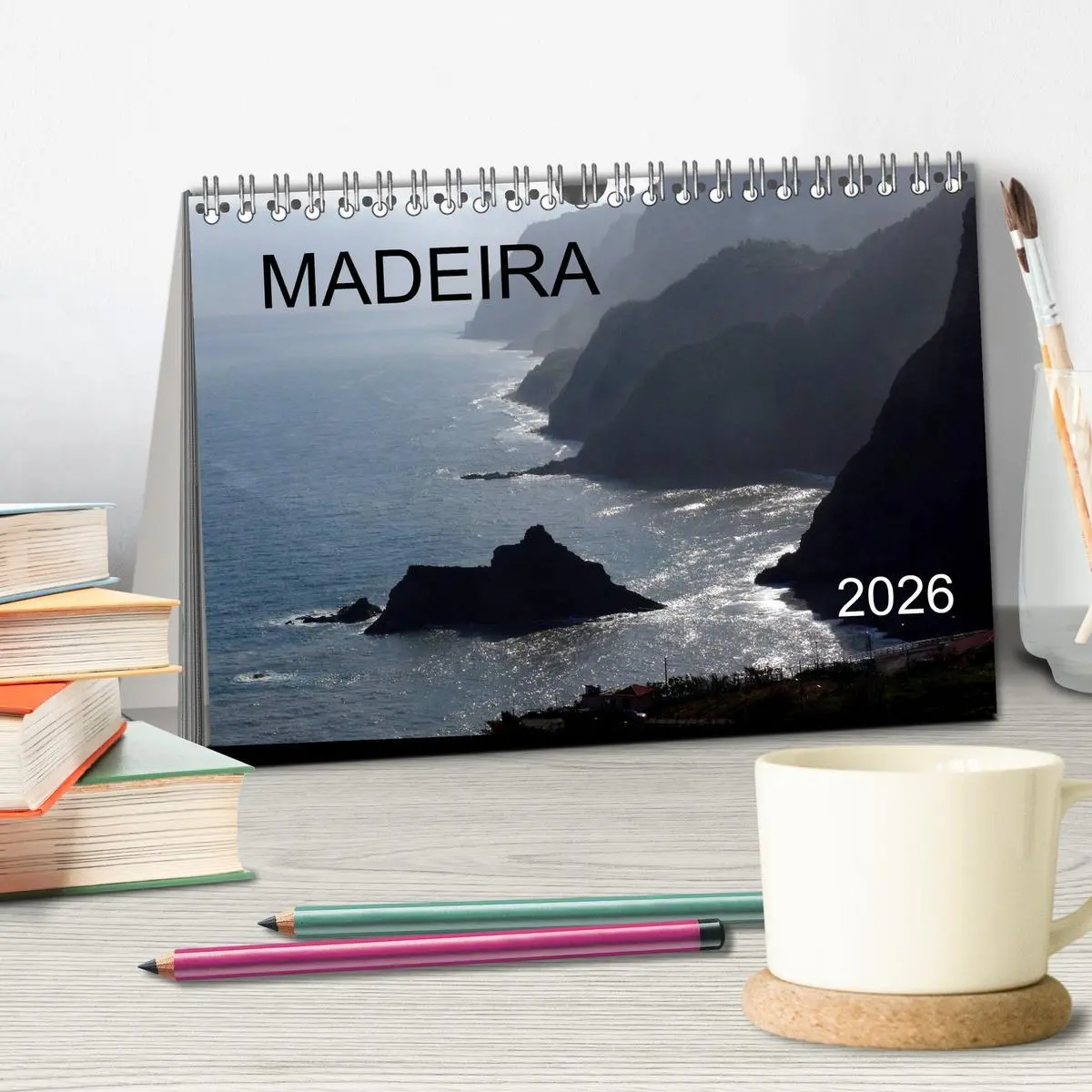 Bild: 9783516162745 | Madeira 2026 (Tischkalender 2026 DIN A5 quer), CALVENDO Monatskalender