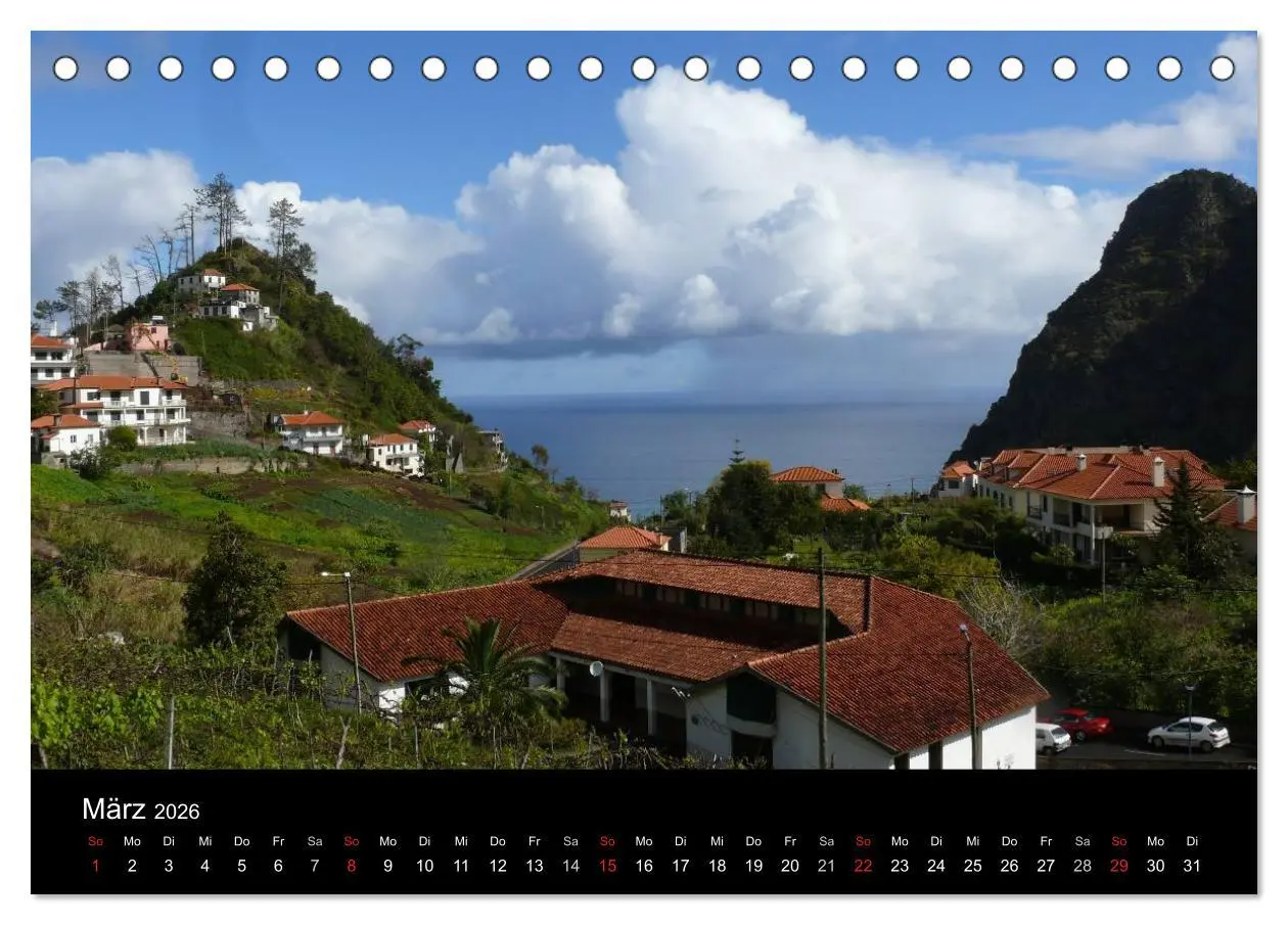 Bild: 9783516162745 | Madeira 2026 (Tischkalender 2026 DIN A5 quer), CALVENDO Monatskalender