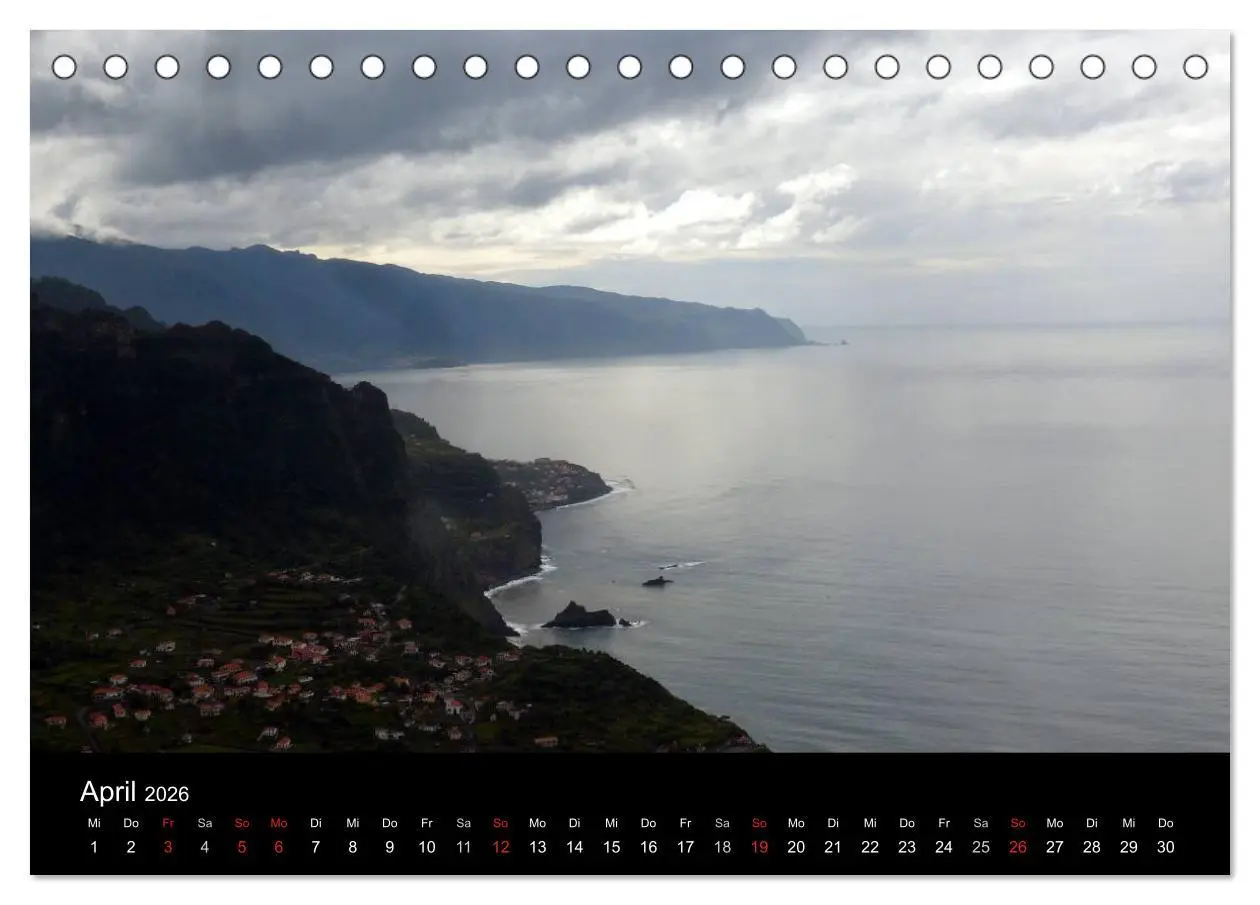 Bild: 9783516162745 | Madeira 2026 (Tischkalender 2026 DIN A5 quer), CALVENDO Monatskalender