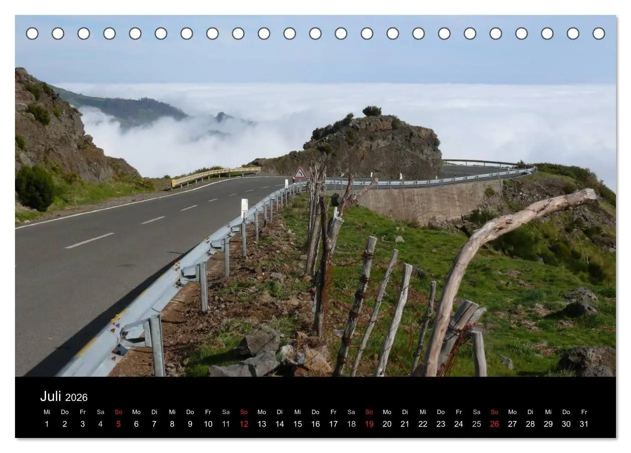 Bild: 9783516162745 | Madeira 2026 (Tischkalender 2026 DIN A5 quer), CALVENDO Monatskalender