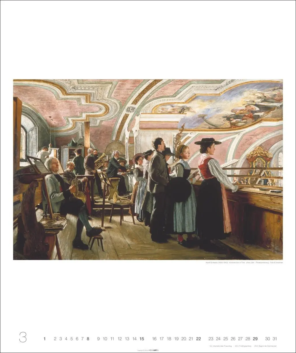 Bild: 9783839902745 | Allegro - Musik in der Kunst Kalender 2026 | Kalender | Spiralbindung