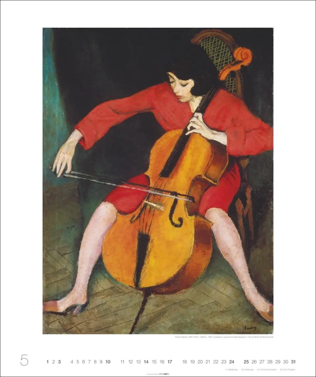 Bild: 9783839902745 | Allegro - Musik in der Kunst Kalender 2026 | Kalender | Spiralbindung