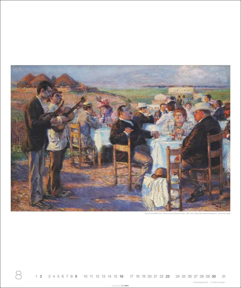 Bild: 9783839902745 | Allegro - Musik in der Kunst Kalender 2026 | Kalender | Spiralbindung