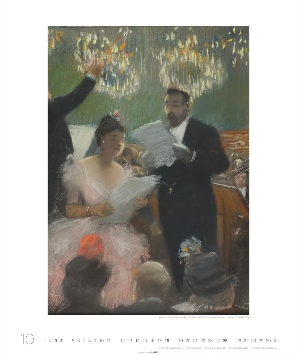Bild: 9783839902745 | Allegro - Musik in der Kunst Kalender 2026 | Kalender | Spiralbindung