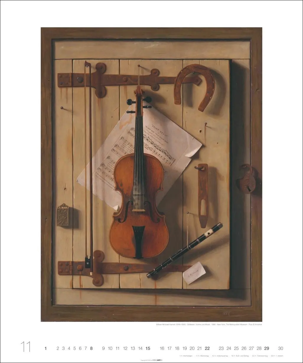 Bild: 9783839902745 | Allegro - Musik in der Kunst Kalender 2026 | Kalender | Spiralbindung
