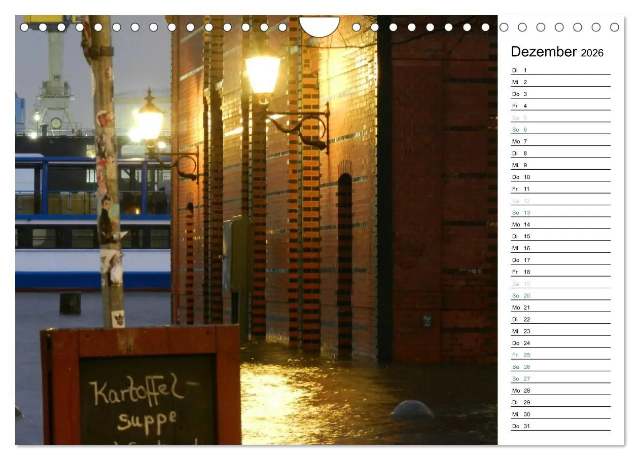 Bild: 9783516152845 | Hafen Hamburg (Wandkalender 2026 DIN A4 quer), CALVENDO Monatskalender