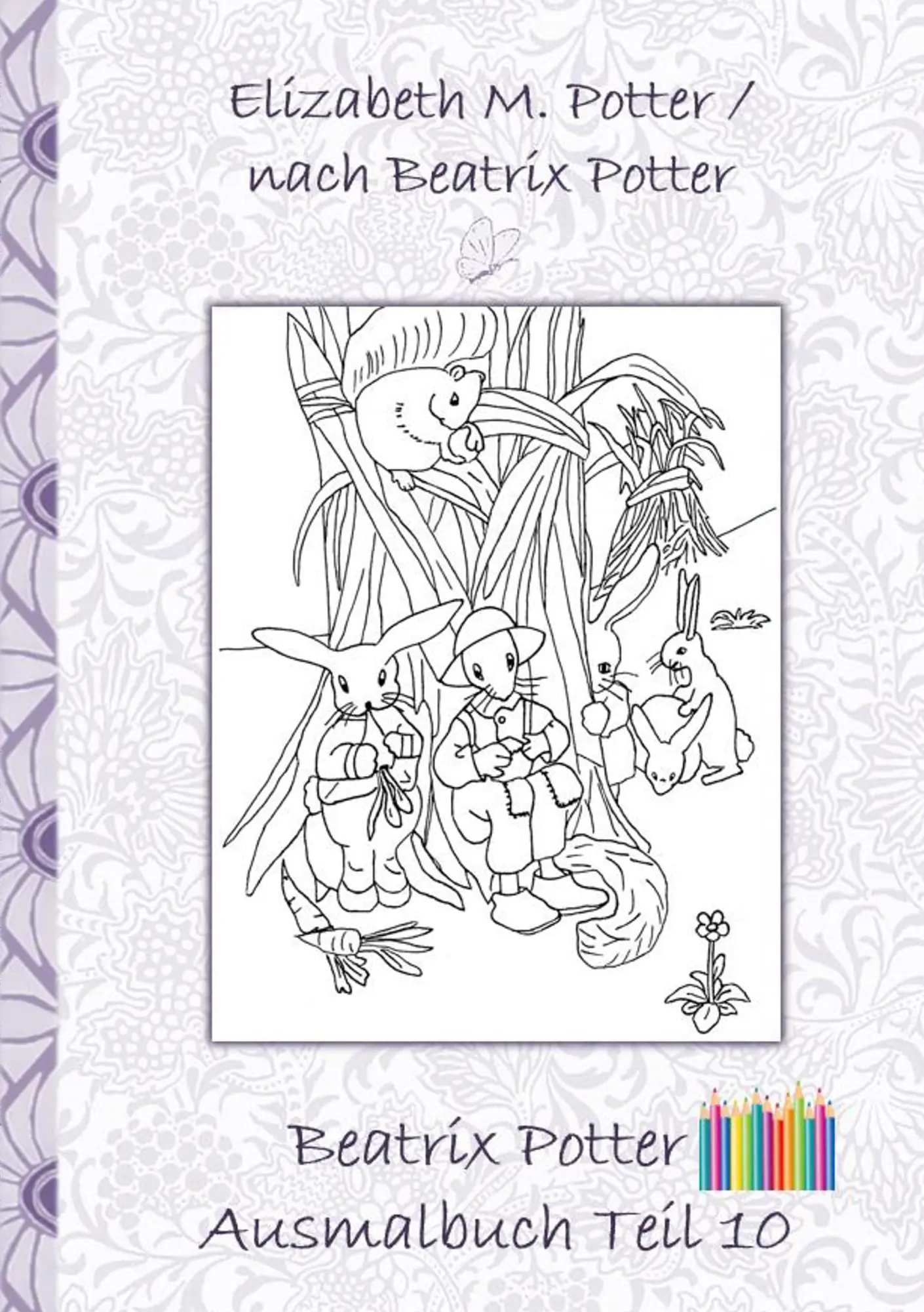 Cover: 9783752842845 | Beatrix Potter Ausmalbuch Teil 10 ( Peter Hase ) | Potter (u. a.)