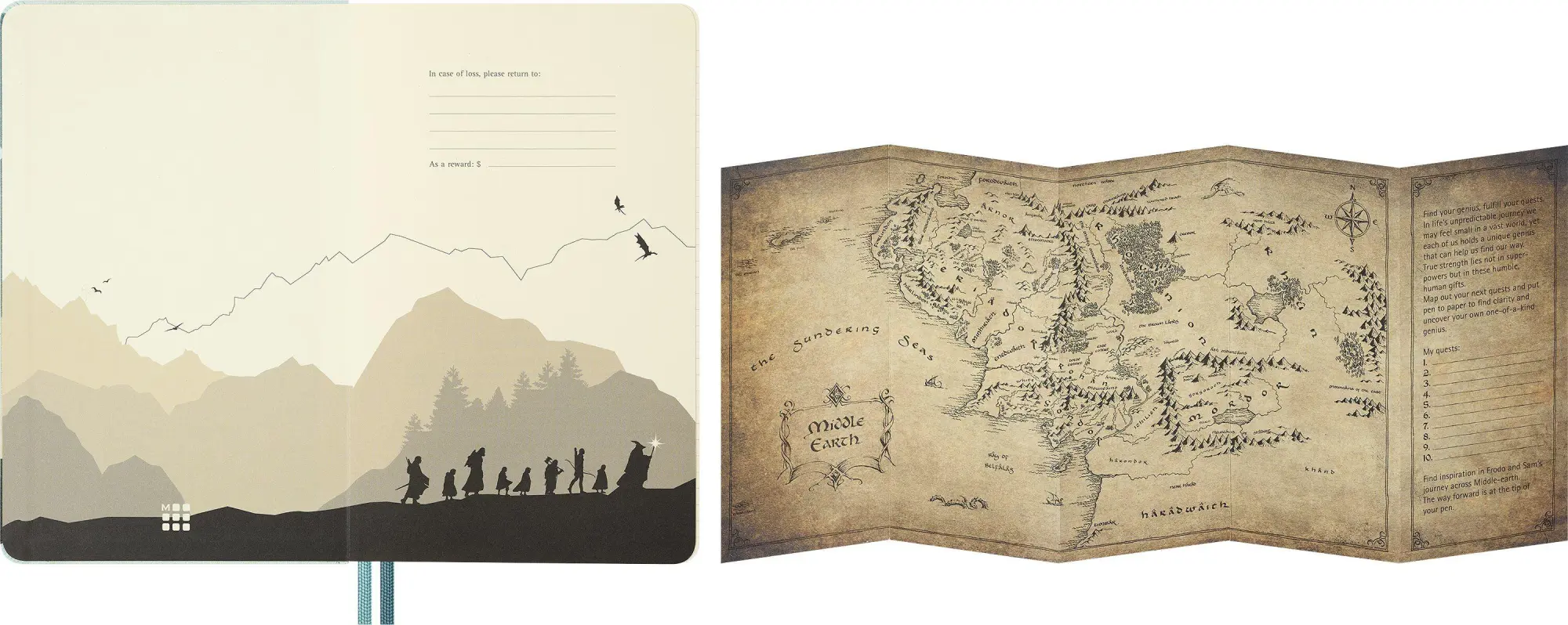 Bild: 8056711512945 | Moleskine Der Herr der Ringe Notizbuch Aragorn limitierte Ausgabe,...