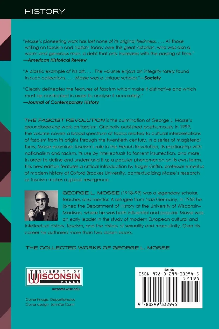 Rückseite: 9780299332945 | The Fascist Revolution | Toward a General Theory of Fascism | Mosse