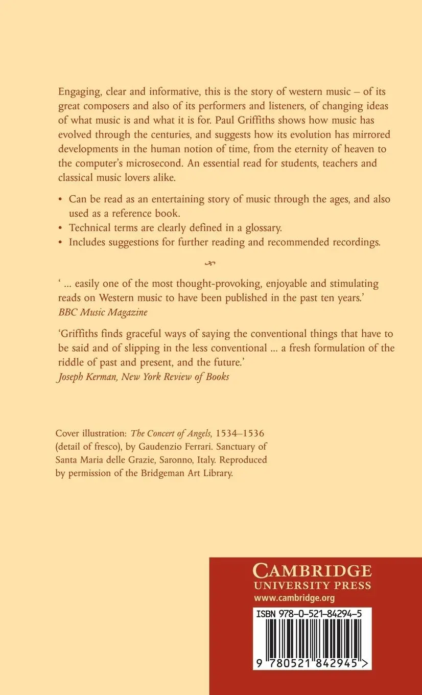 Rückseite: 9780521842945 | A Concise History of Western Music | Paul Griffiths | Buch | Englisch
