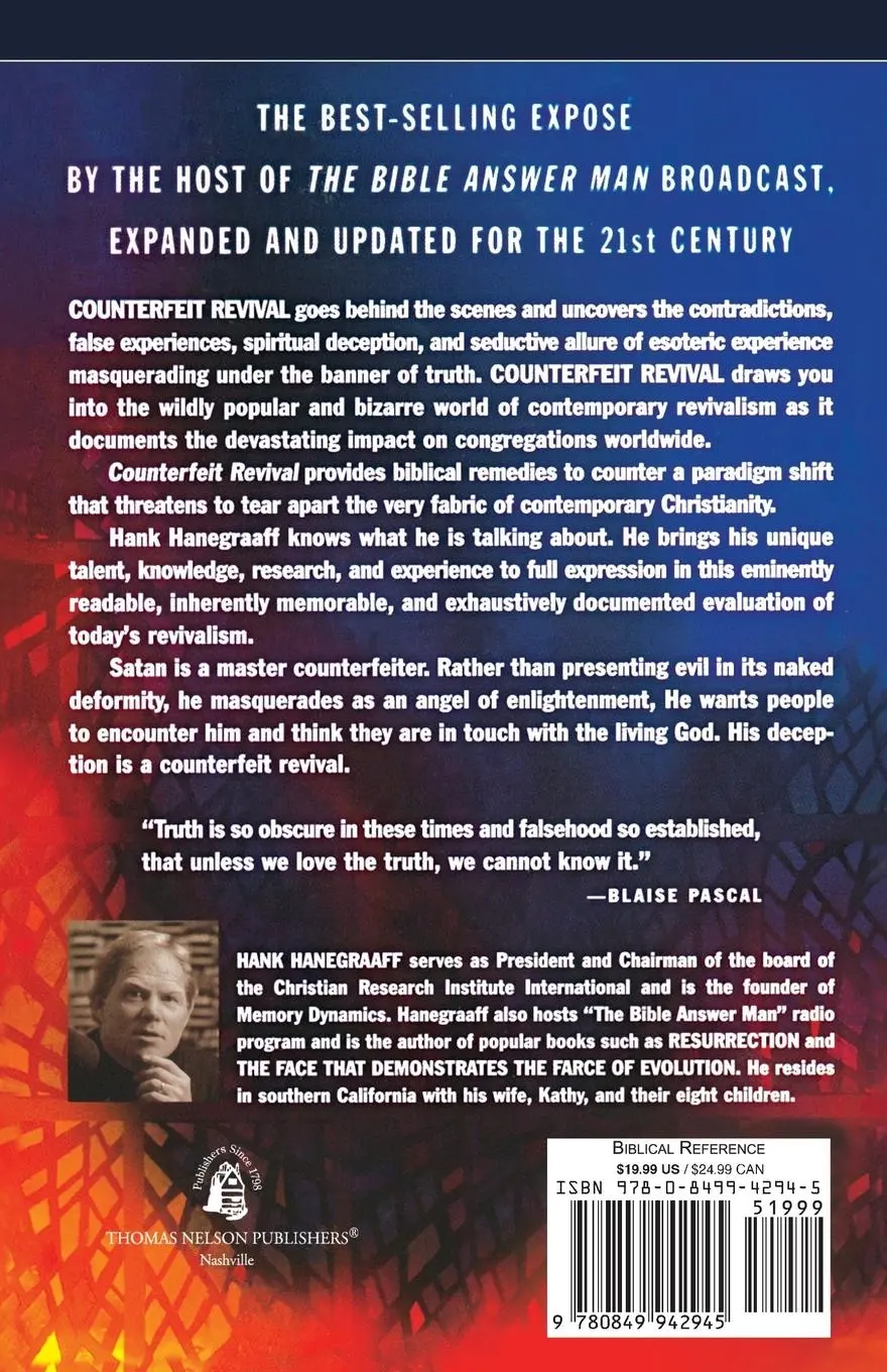 Rückseite: 9780849942945 | Counterfeit Revival | Hank Hanegraaff | Taschenbuch | Englisch | 2001