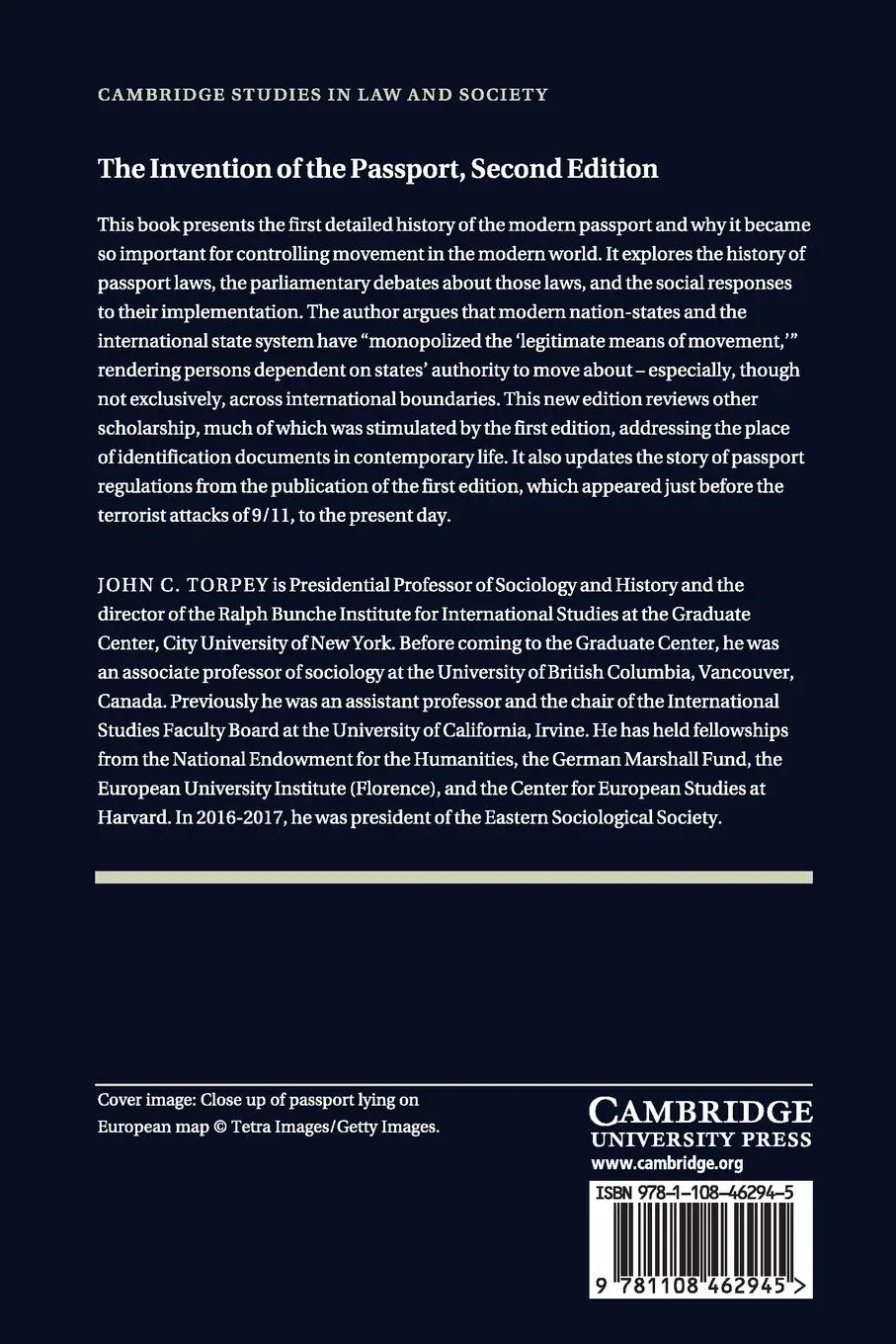 Rückseite: 9781108462945 | The Invention of the Passport | John C. Torpey | Taschenbuch | 2019