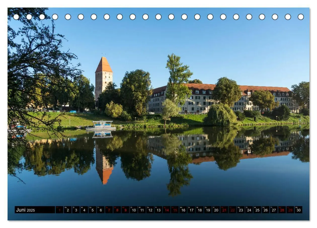 Bild: 9783435412945 | Ulm (Tischkalender 2025 DIN A5 quer), CALVENDO Monatskalender | 2025