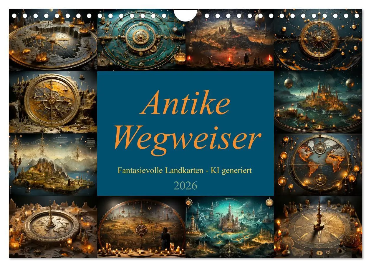 Cover: 9783457362945 | Antike Wegweiser (Wandkalender 2026 DIN A4 quer), CALVENDO...
